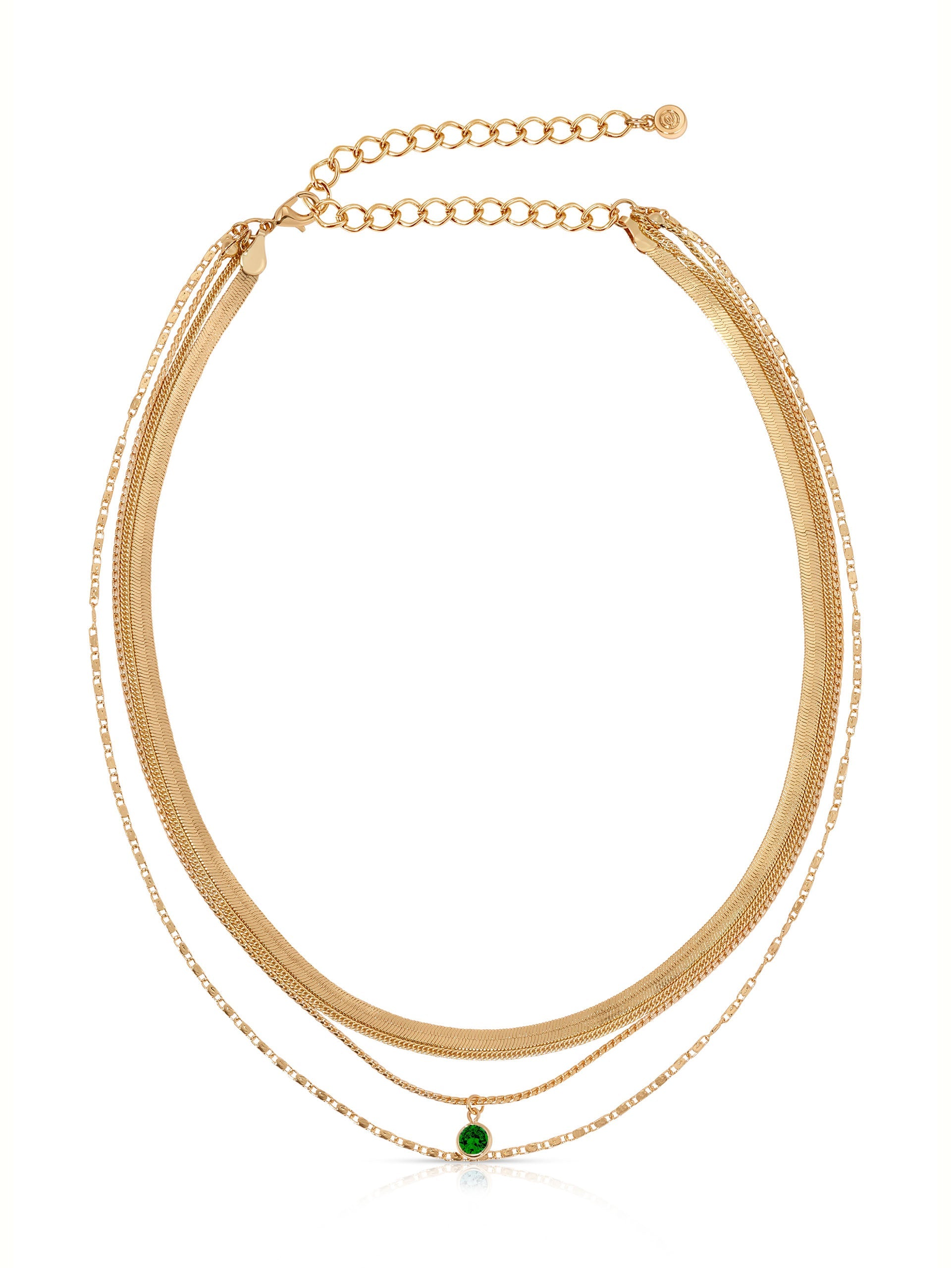 All the Chains Layered Necklace-8