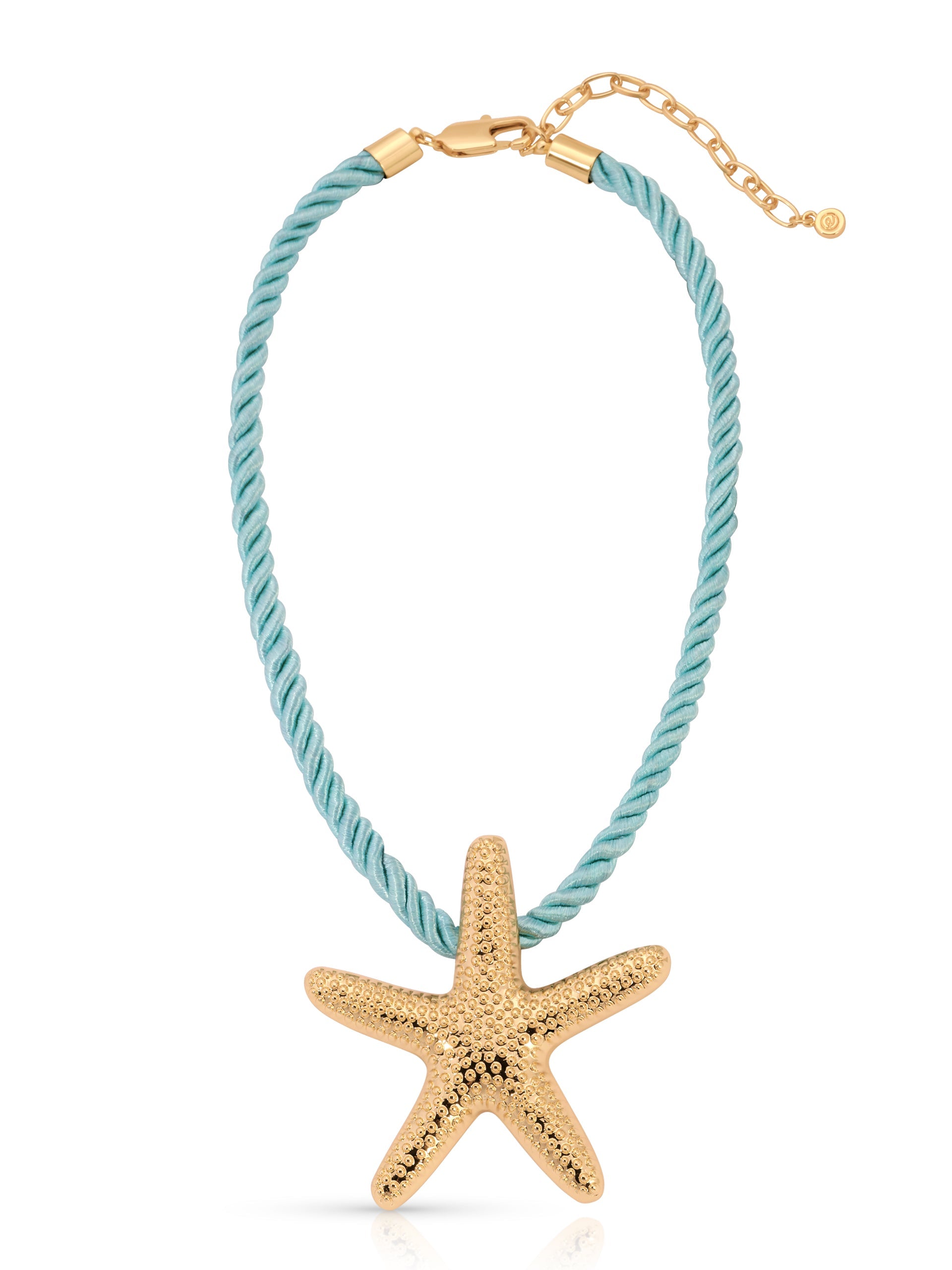 Starfish Statement Pendant Necklace-13