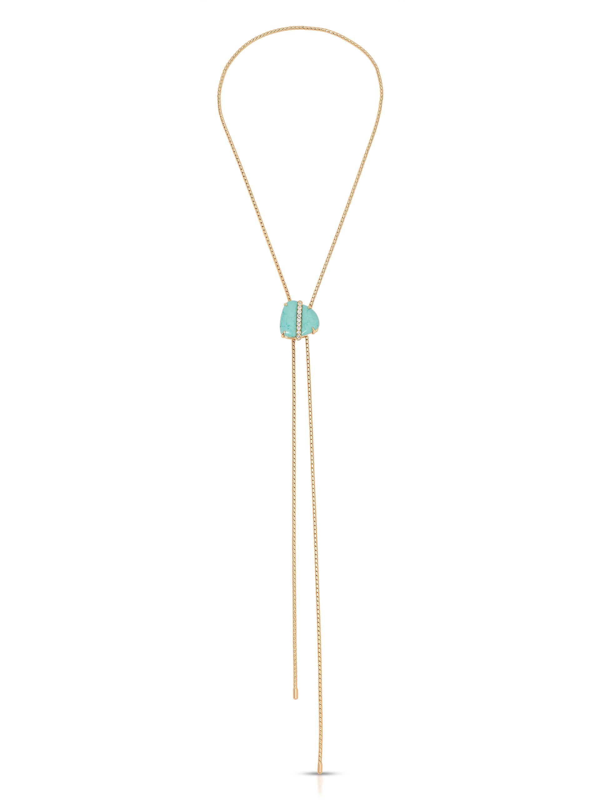 Turquoise Solstice Bolo Necklace-3