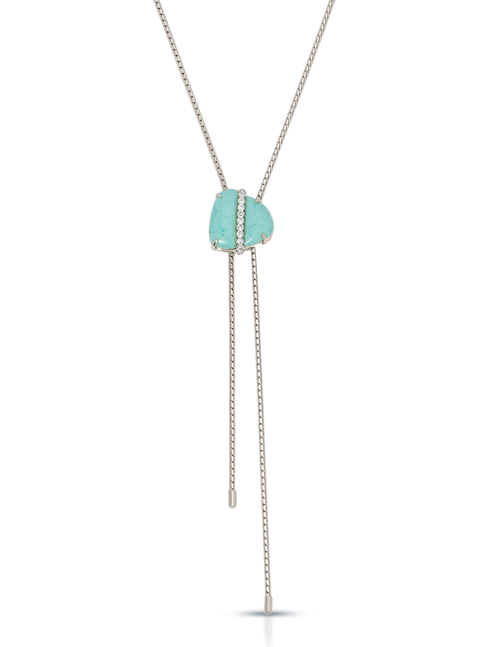 Turquoise Solstice Bolo Necklace-6