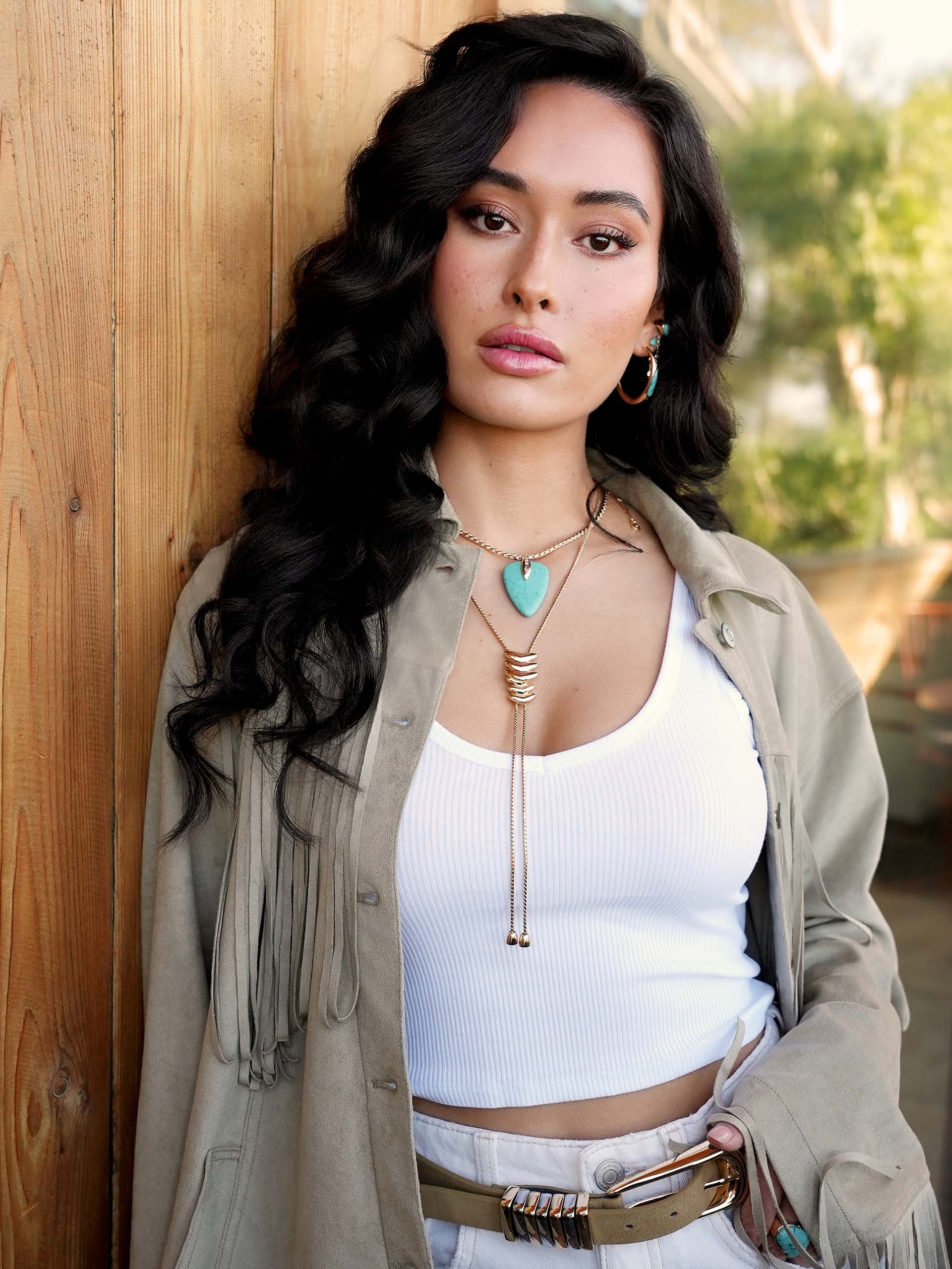Turquoise Solstice Pendant Choker-5