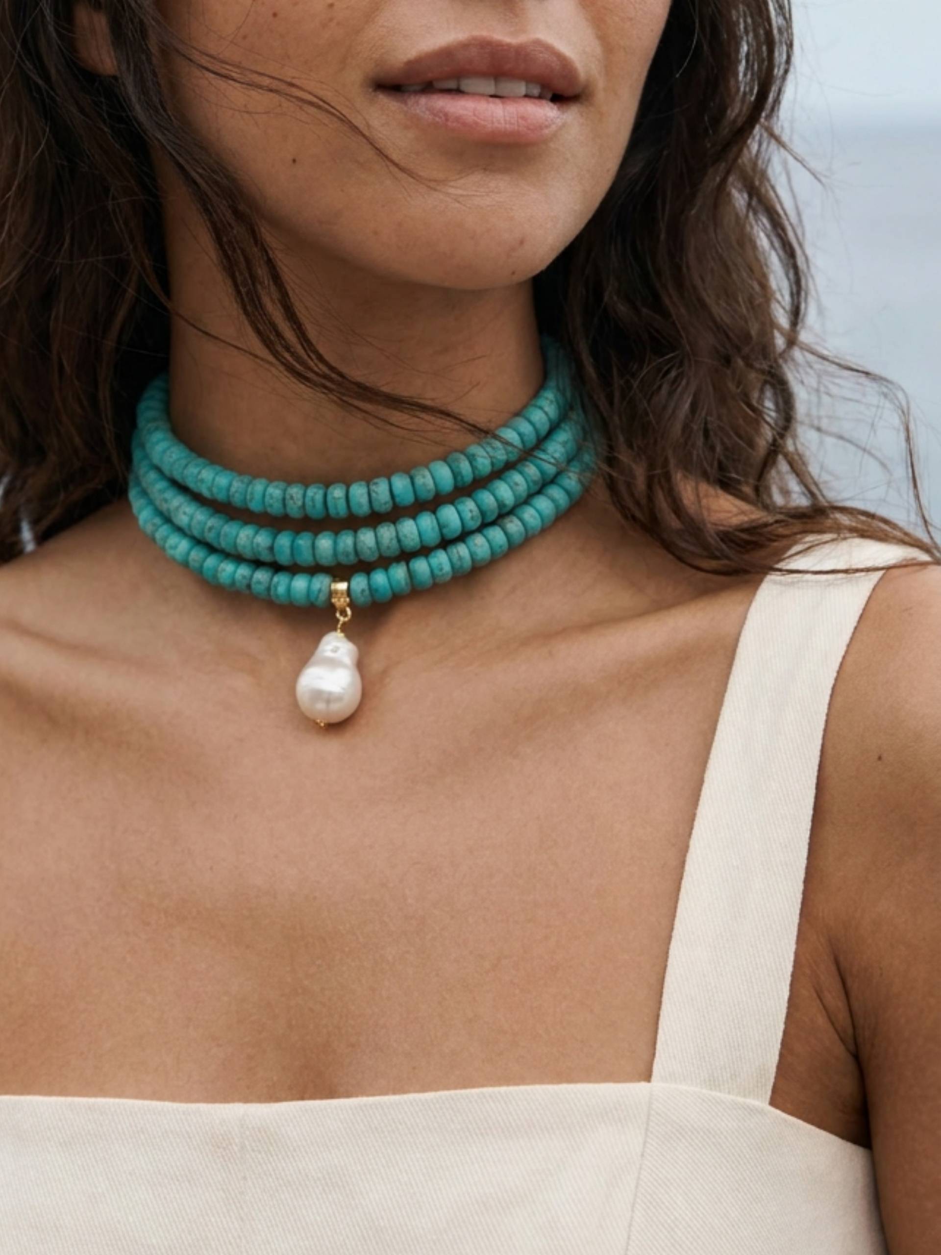 Marina Layers Turquoise Necklace-8