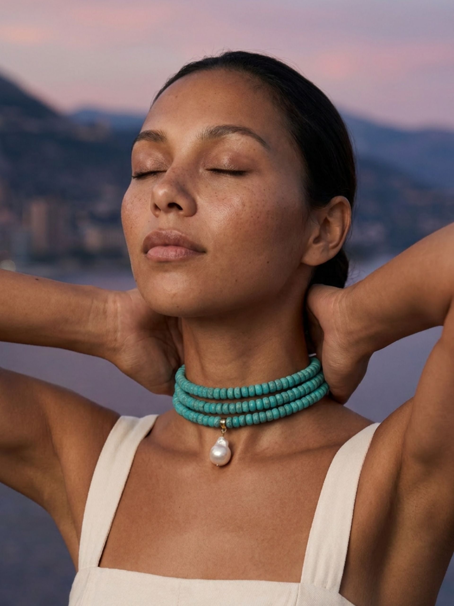 Marina Layers Turquoise Necklace-9